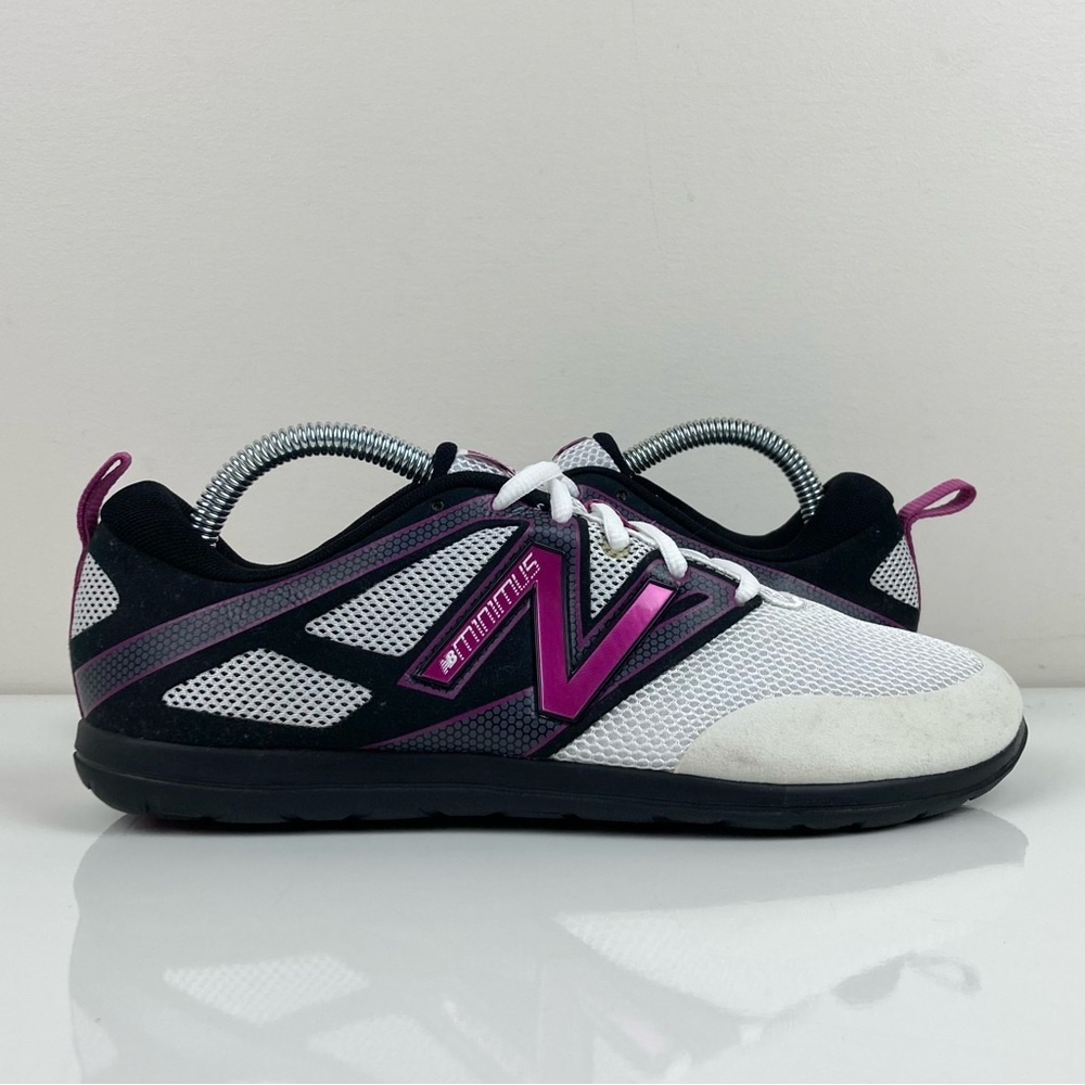 New Balance Women’s Minimus 20 White Purple Athletic Running Shoes Size 9.0 B